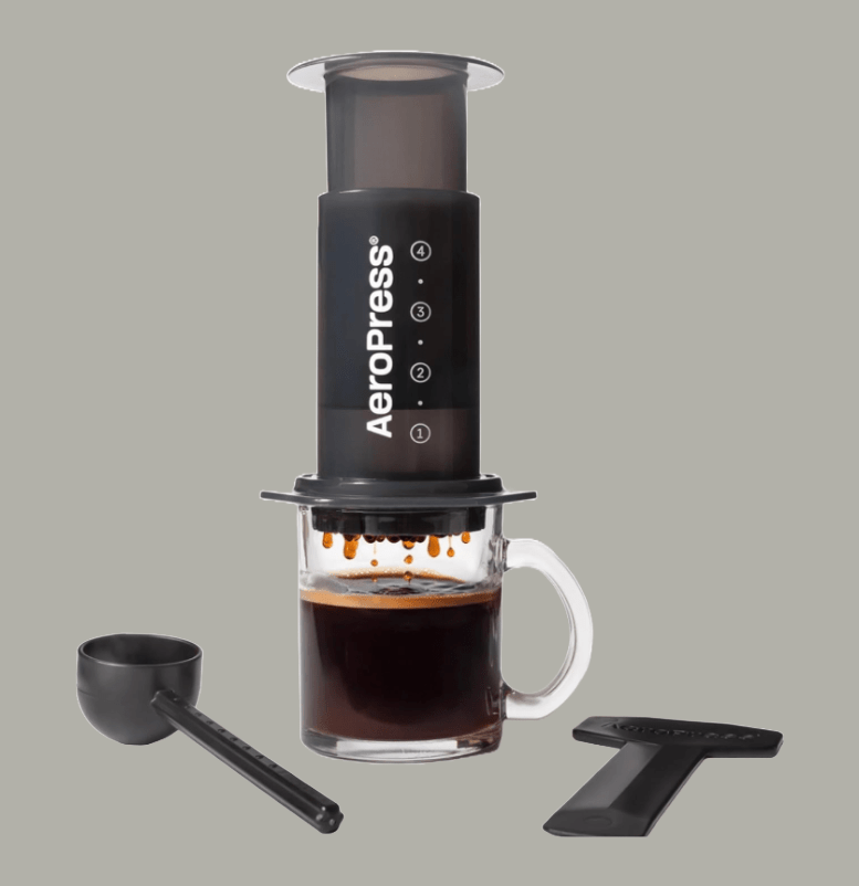 Image of a AeroPress coffee maker