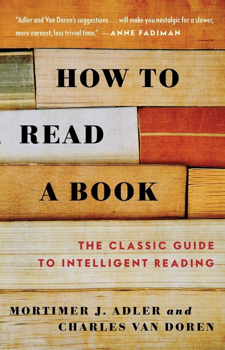 Cover of How to Read a Book by Mortimer J. Adler and Charles Van Doren
