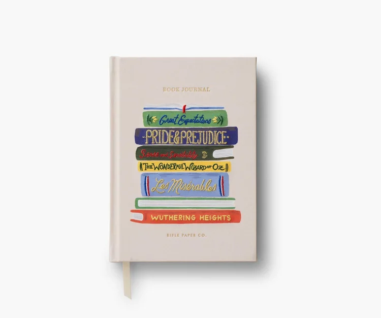 Rifle Paper Co. Book Club embroidered book journal