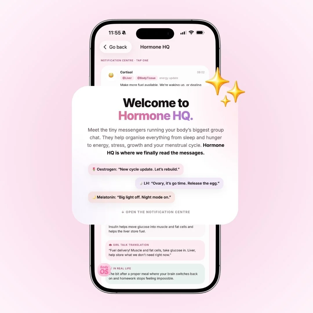 Hormone HQ inside Body OS