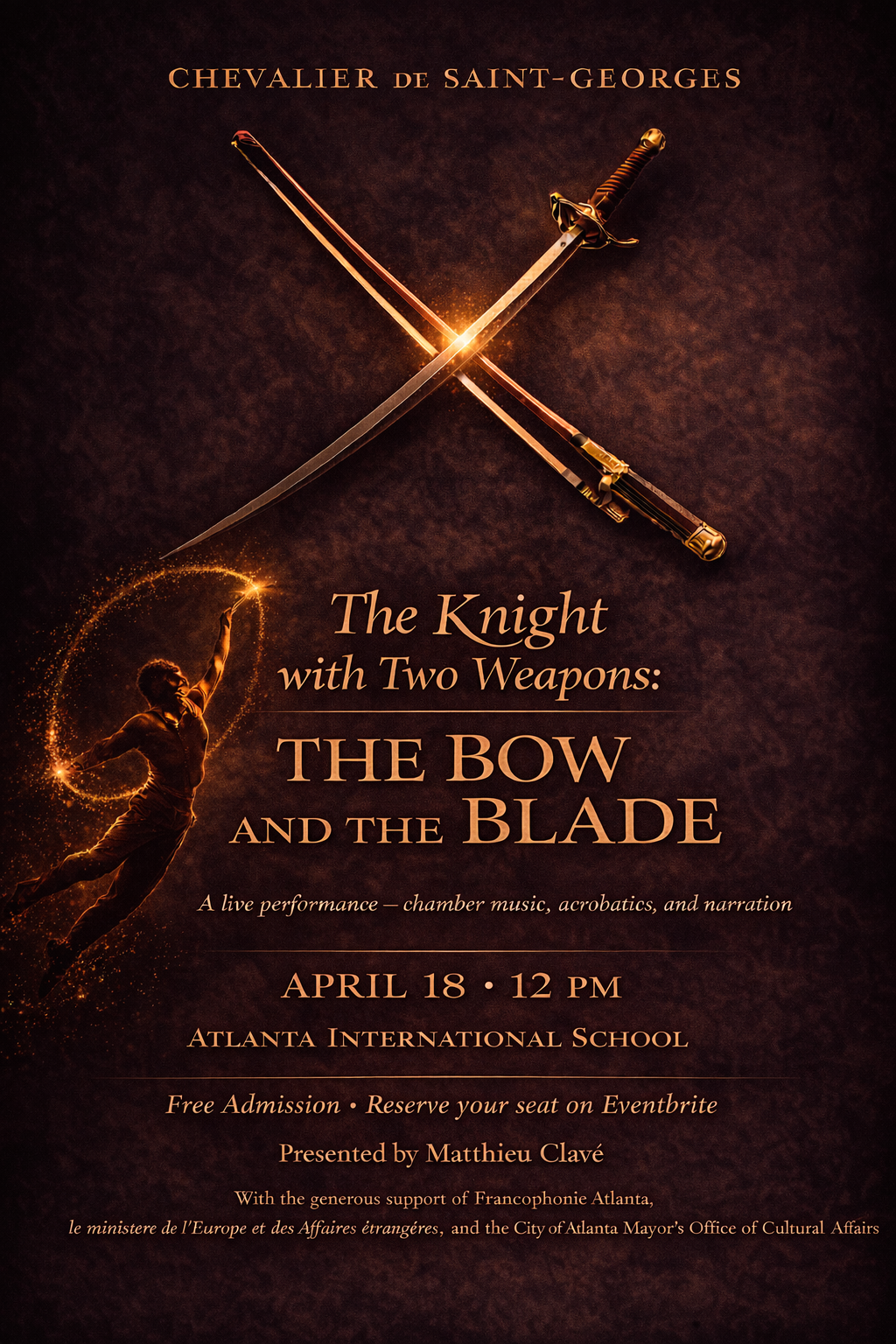 The Knight with Two Weapons — official production poster