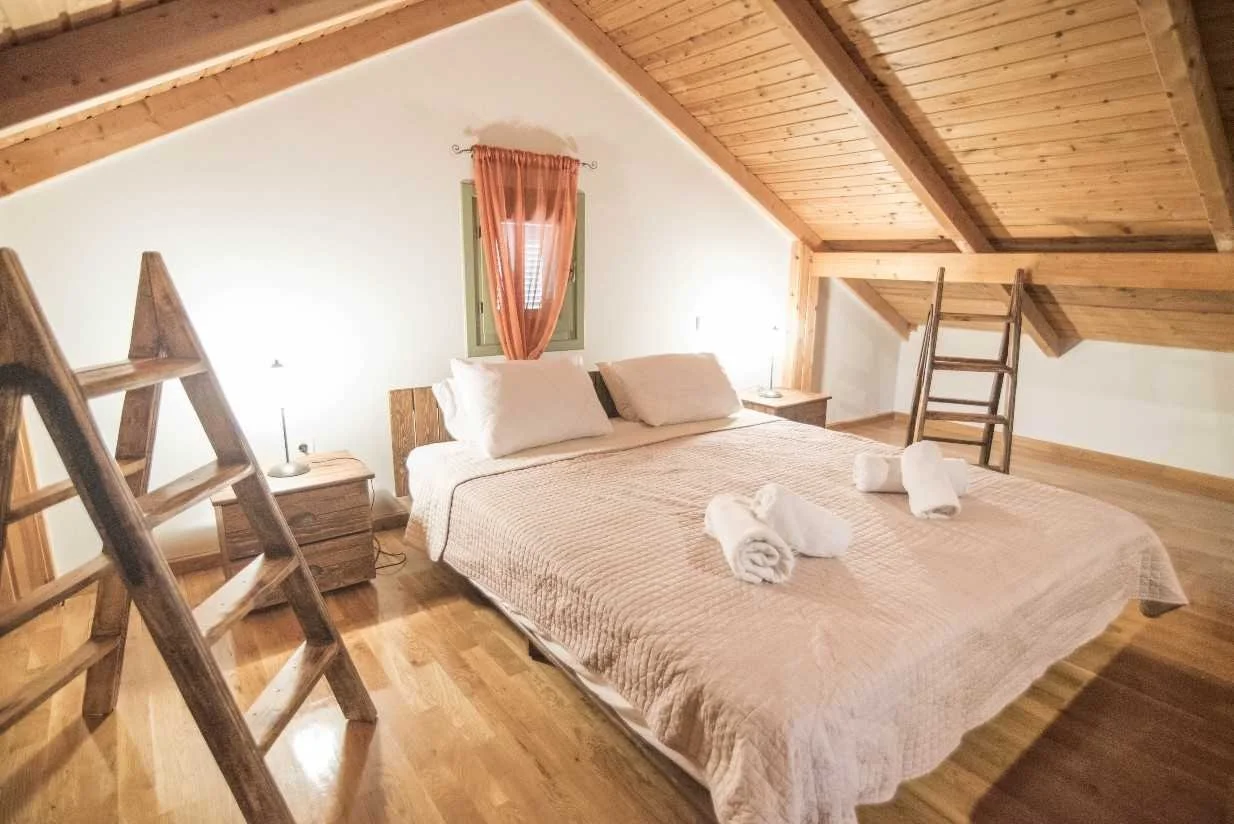 Bedroom at Villa Nondas in Ithaca