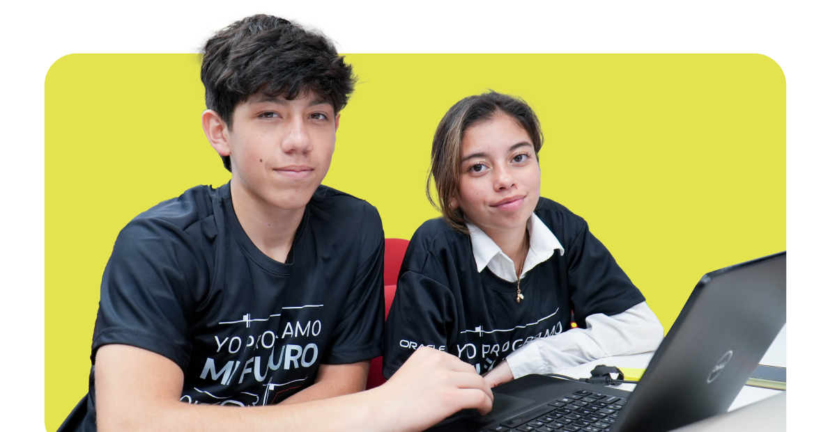 Youth with laptop