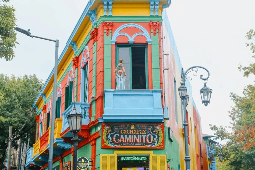 La Boca neighborhood — colorful streets