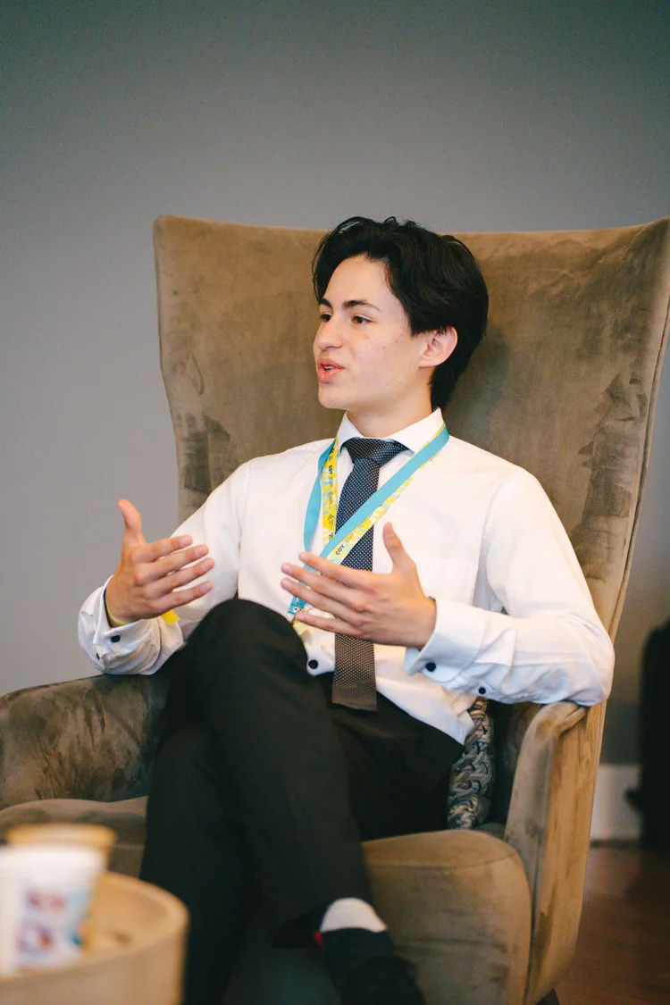 A participant during an interview