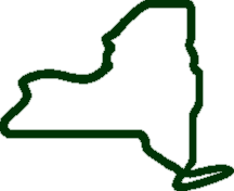 New York State outline icon
