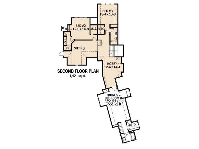 Seconf Floor Plan