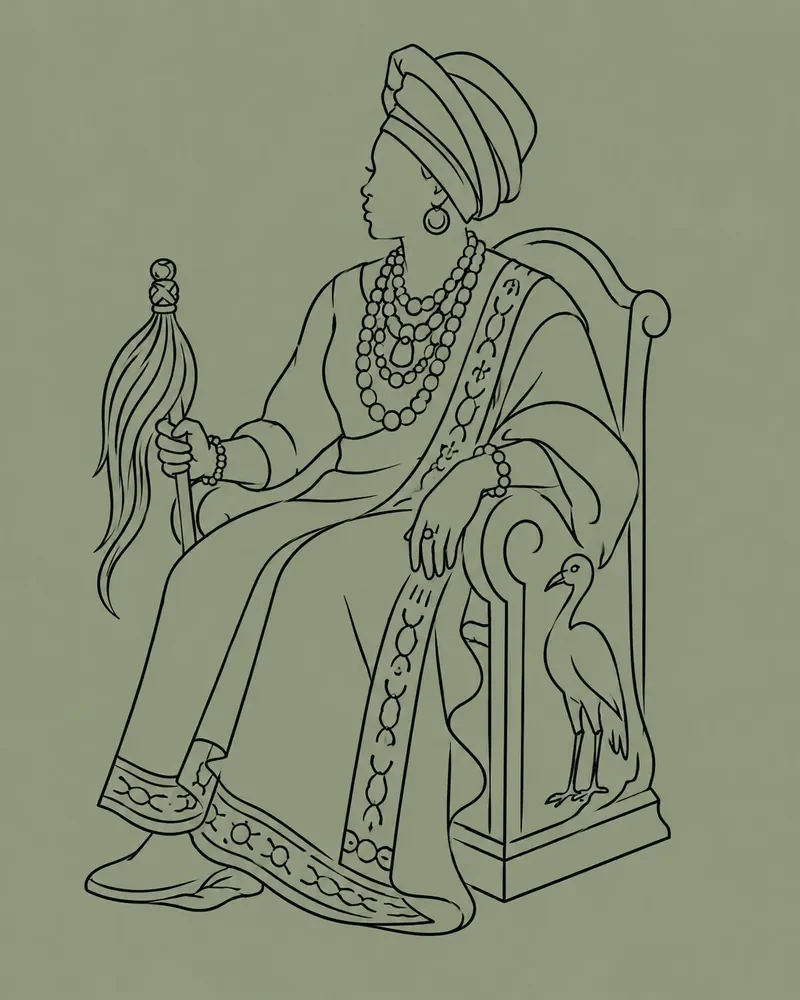 mmaadd piece 29 — the throne remembers her