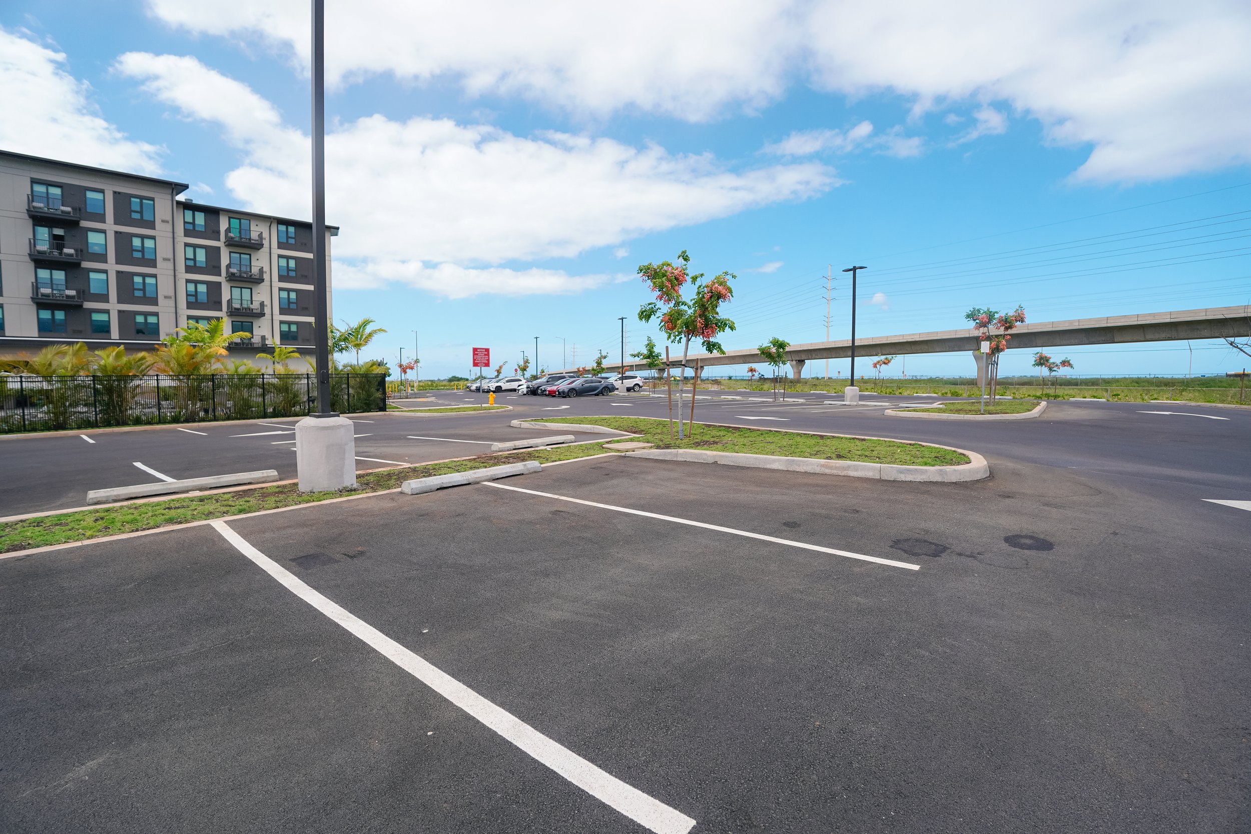 Ample self parking at Hyatt Place and House Hoʻopili