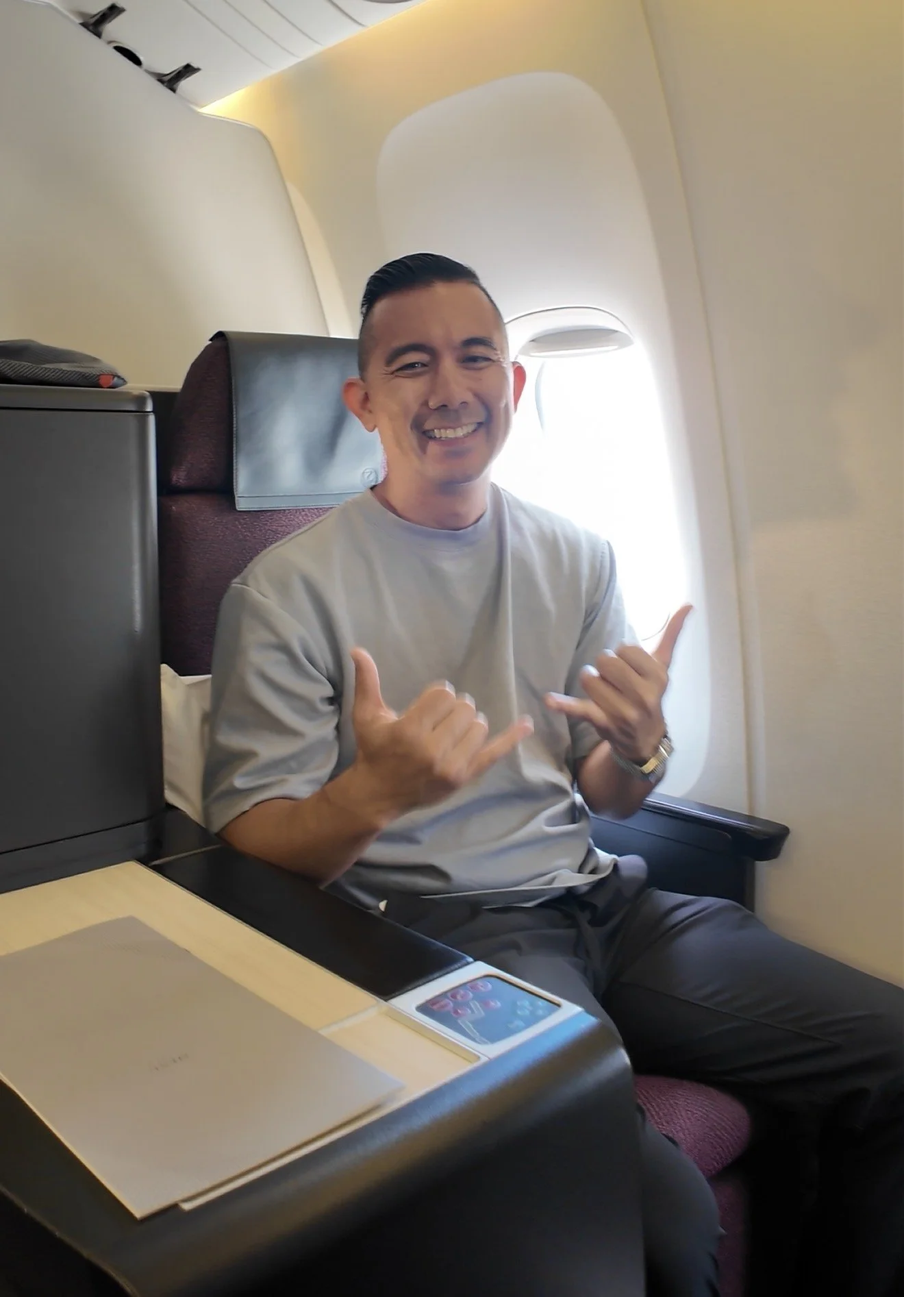 Onboard Scottie's recent Japan Airlines flight