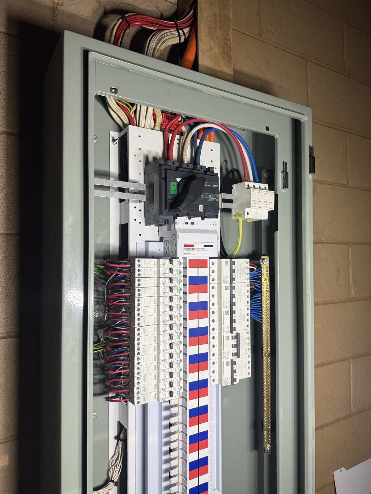 Commercial Schneider distribution board