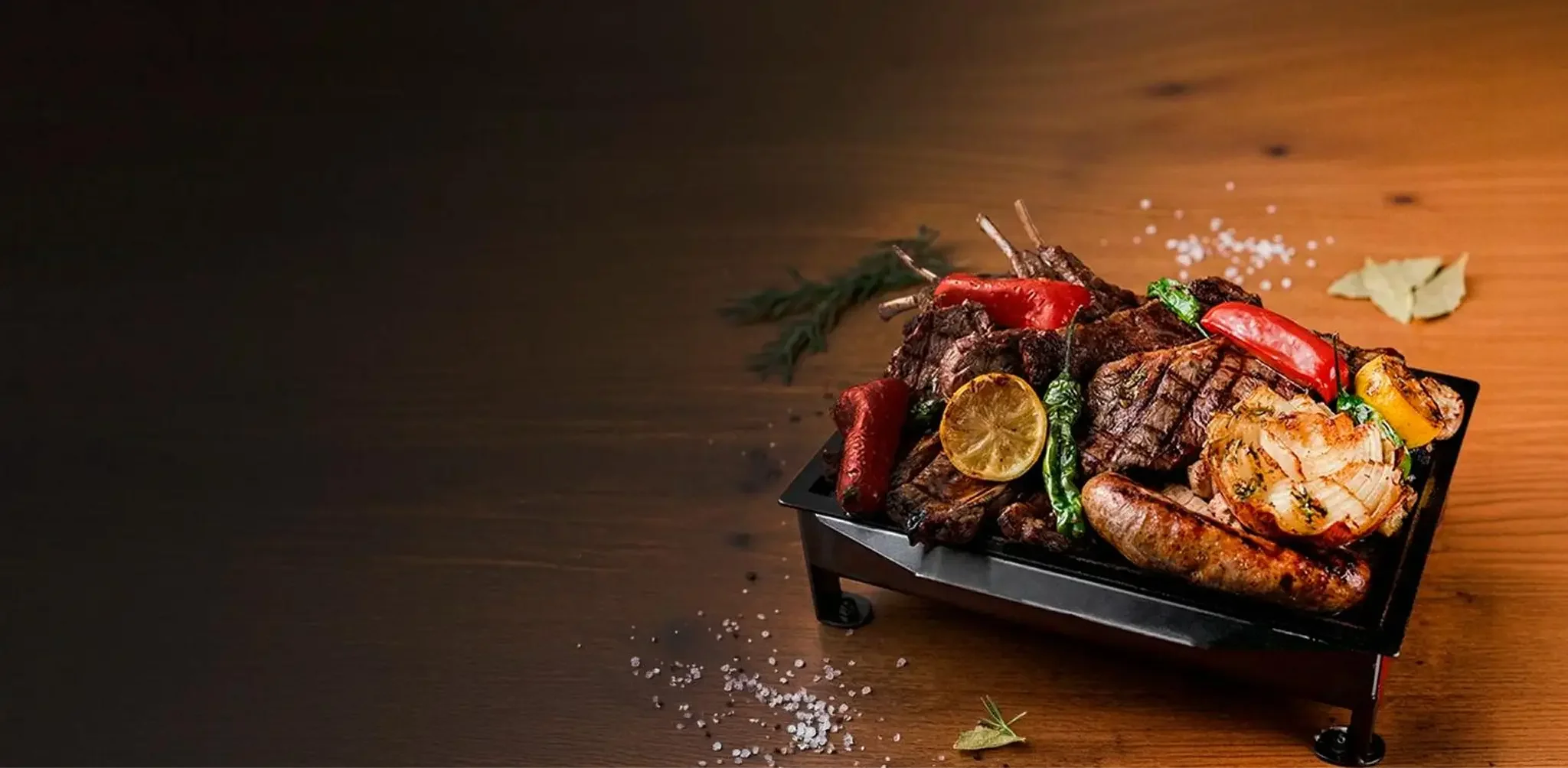 Gaucho Parrillada variety meat platter
