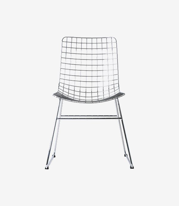 Metal wire chair