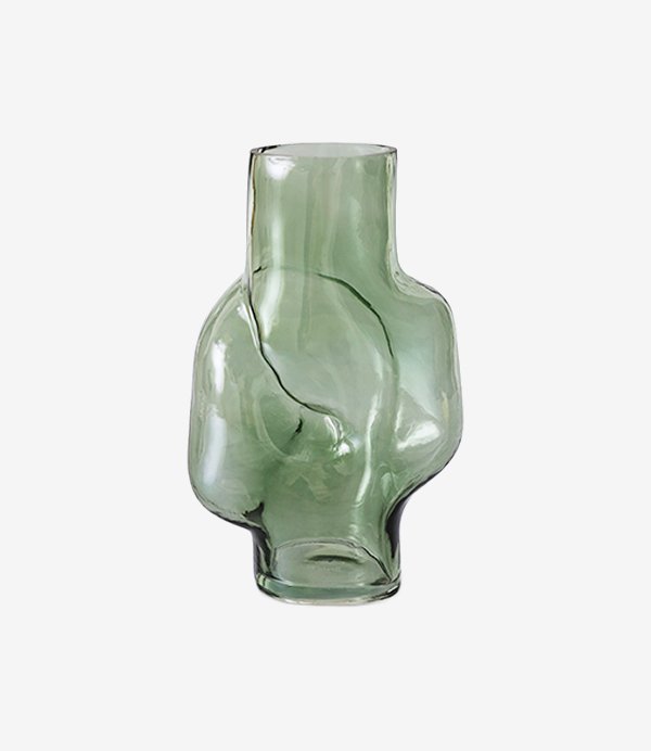Gleam glass high vase