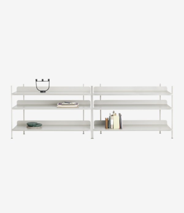 Compile shelving system