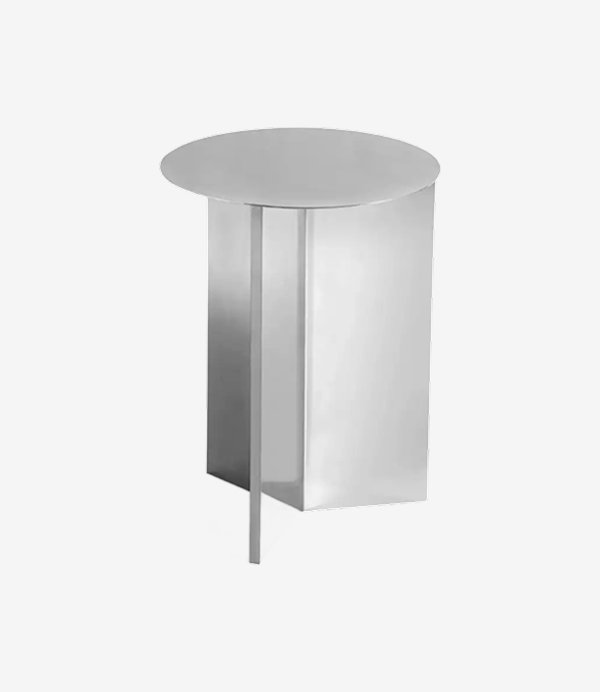 Slit table round high mirror