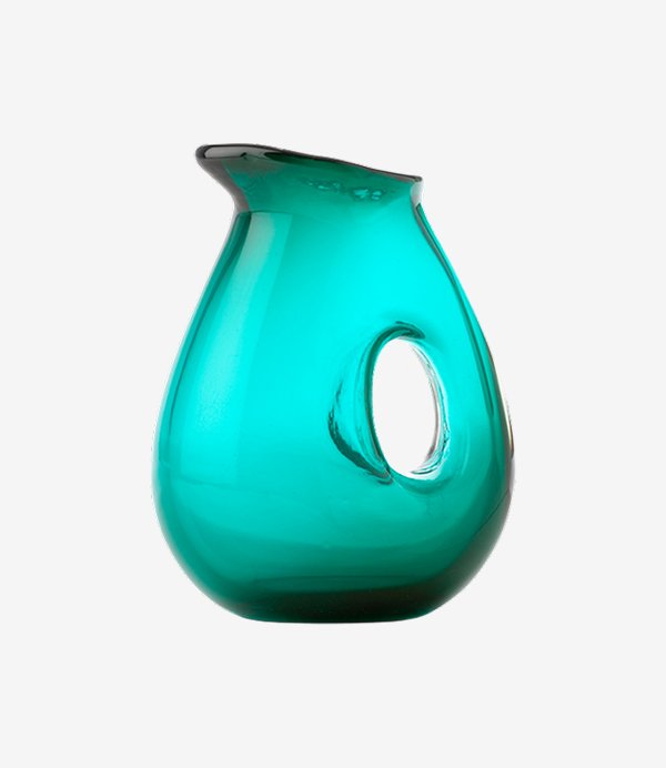 Jug with hole