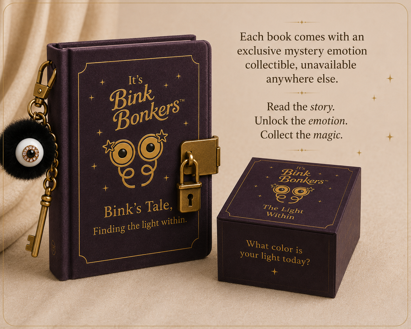 Bink Bonkers Hardcover Collector's Edition with mystery box