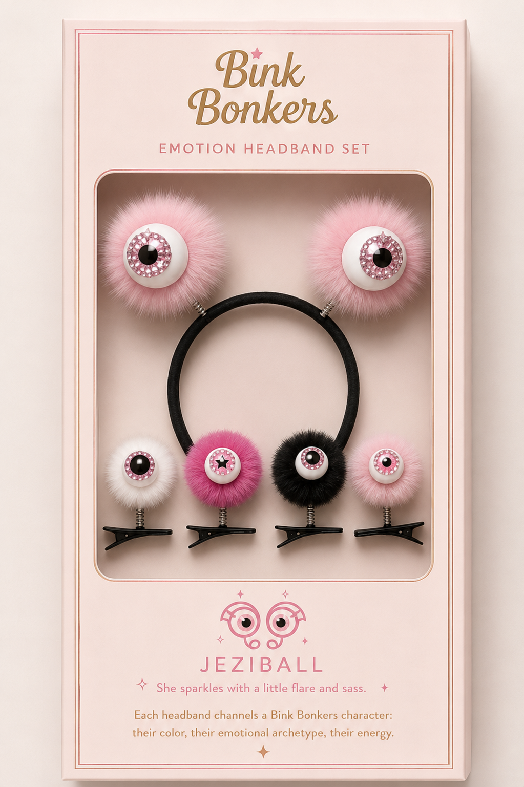Jeziball Emotion Headband Set packaging