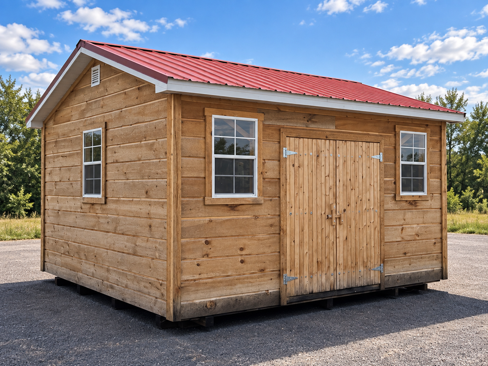 T06 — 14×16 Backyard Workshop / Hobby Building