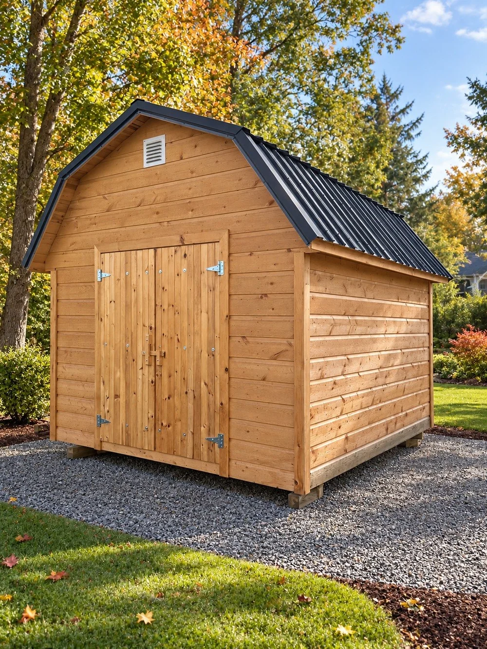 SOLD Titan T04 10×12 Gambrel. This exact barn is not available for purchase.