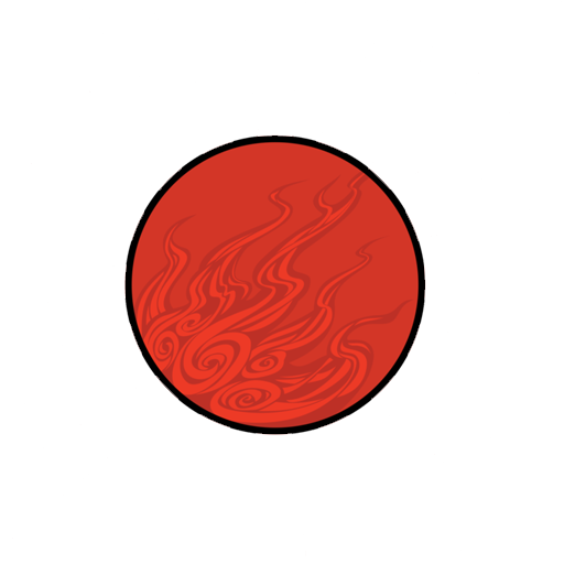Okami-inspired sun artwork
