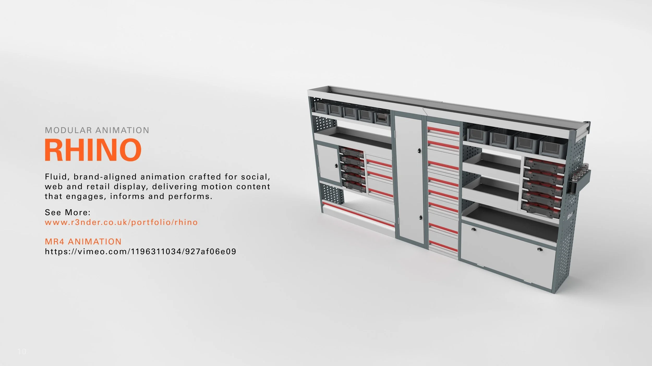 Rhino — modular animation