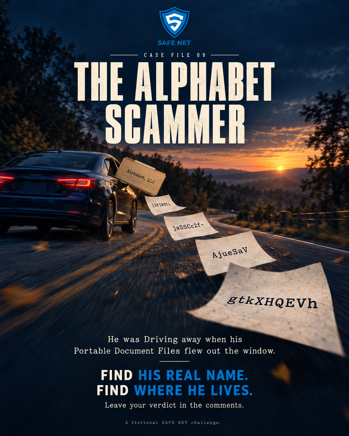 SAFE Net Case File 09: The Alphabet Scammer
