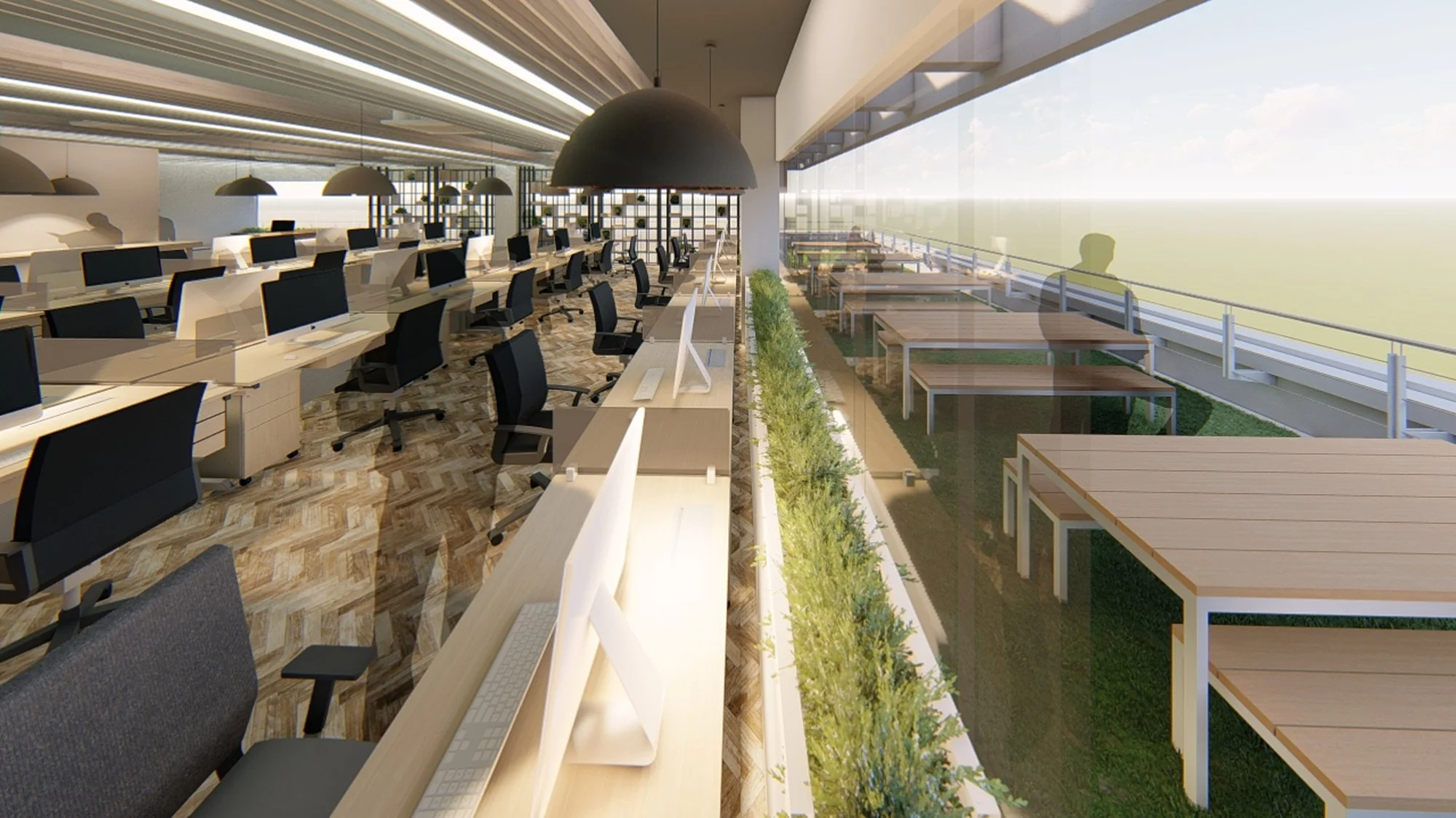 NEO Property Management HQ — architectural design rendering 5