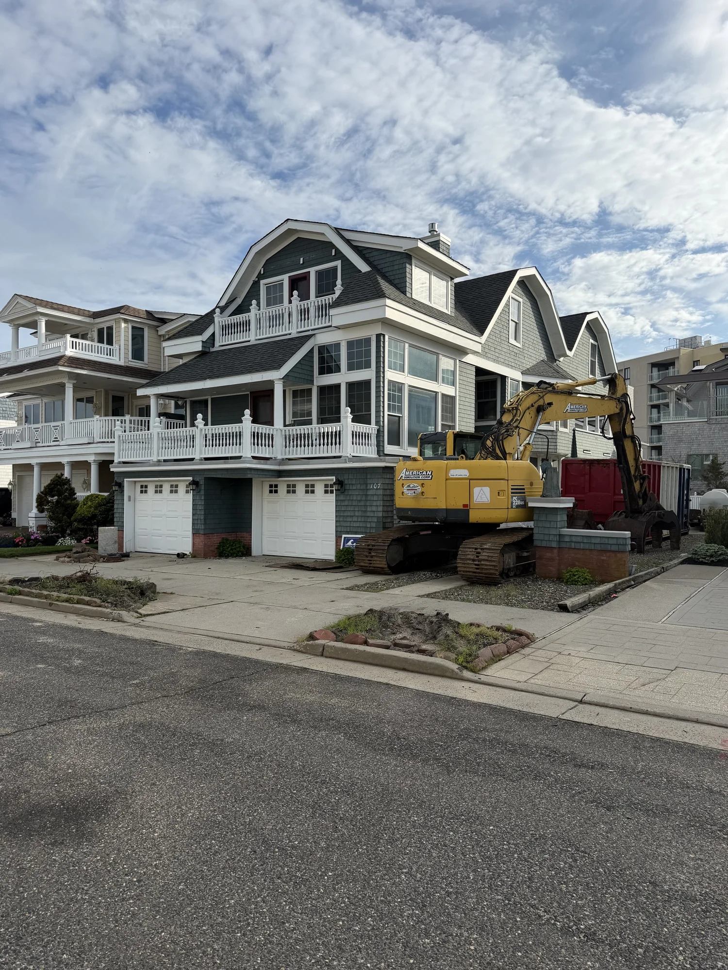 The original house before demolition, Longport, NJ