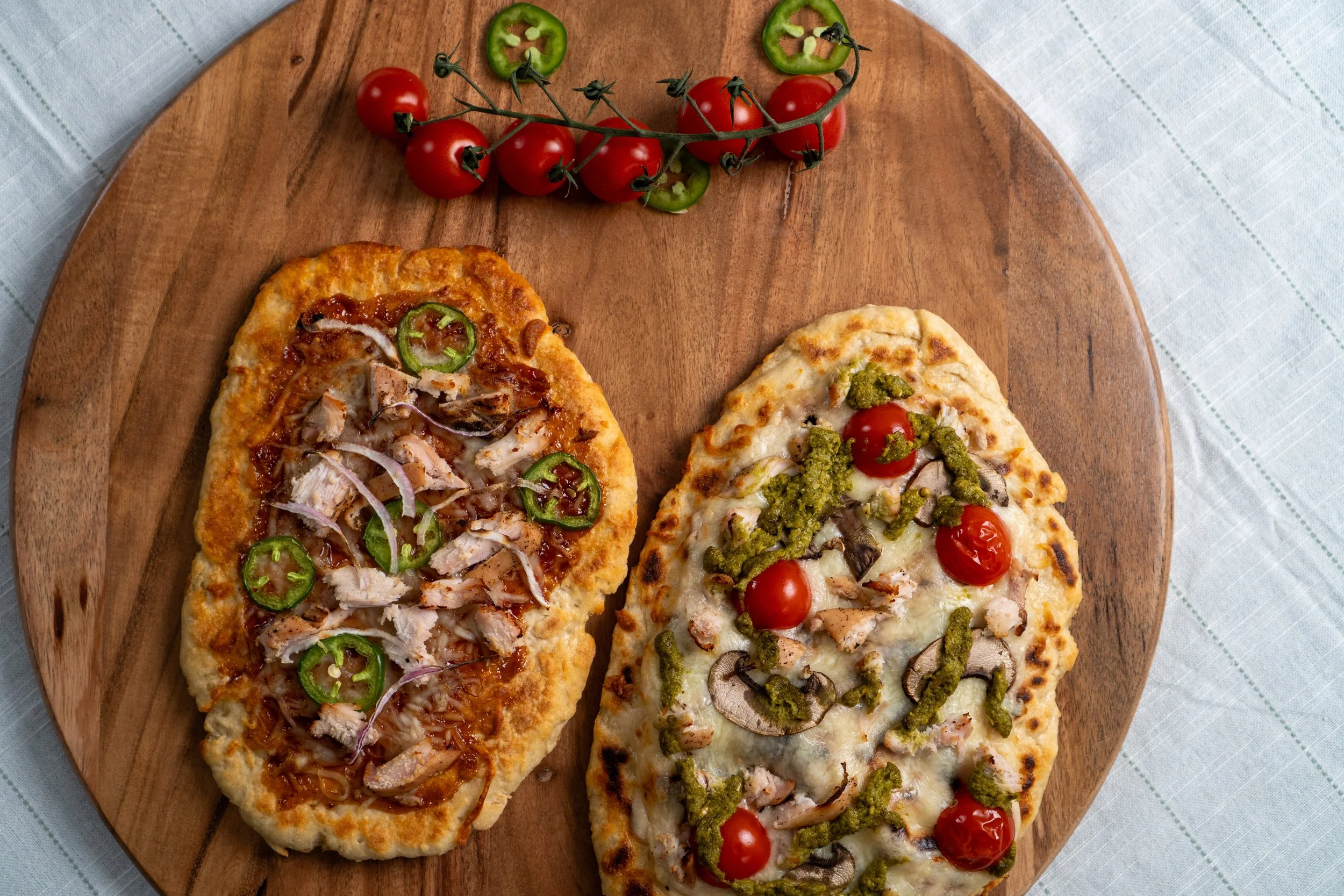 Macro Friendly Flatbread Pizza