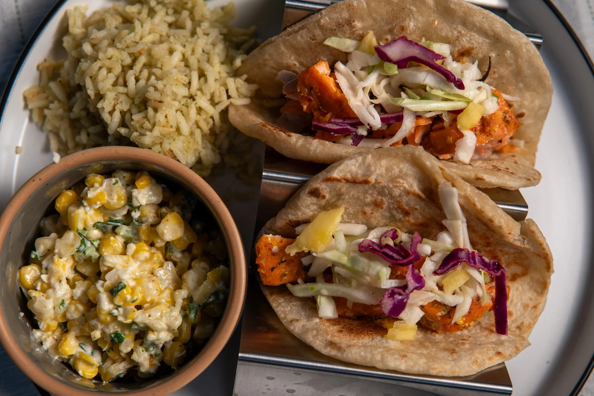 Jerk Salmon Tacos