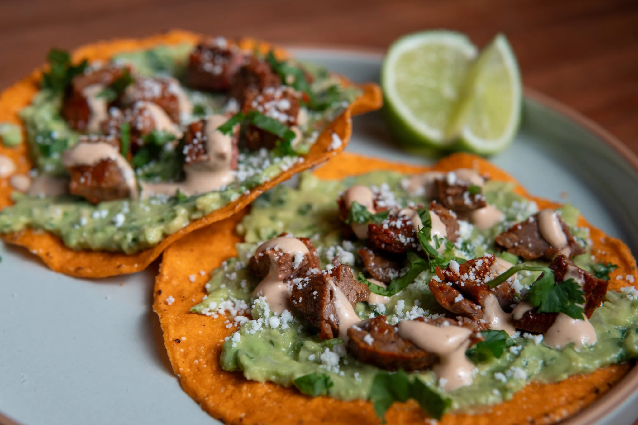 Carne Asada Tostadas