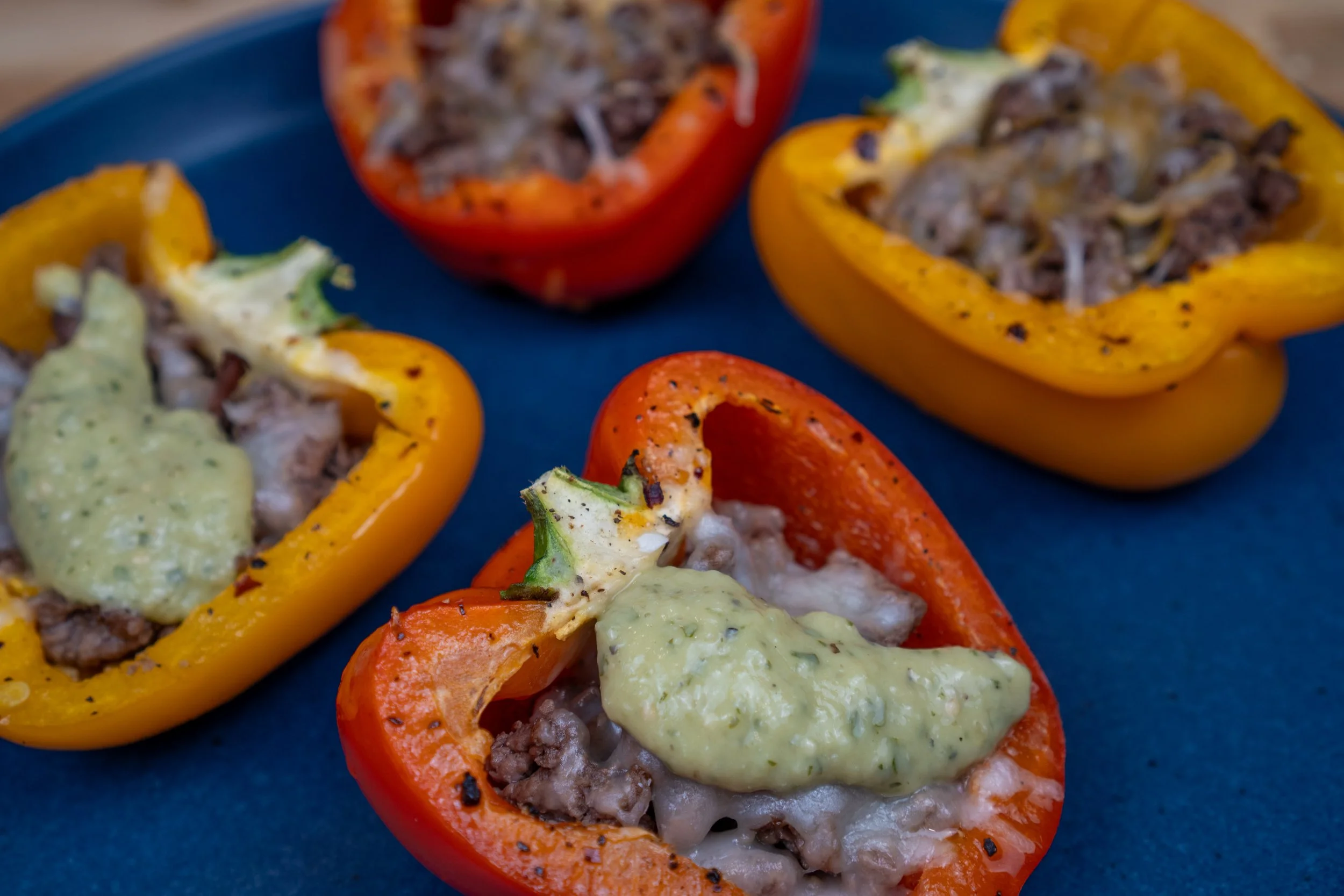 Macro-Friendly Stuffed Bell Peppers