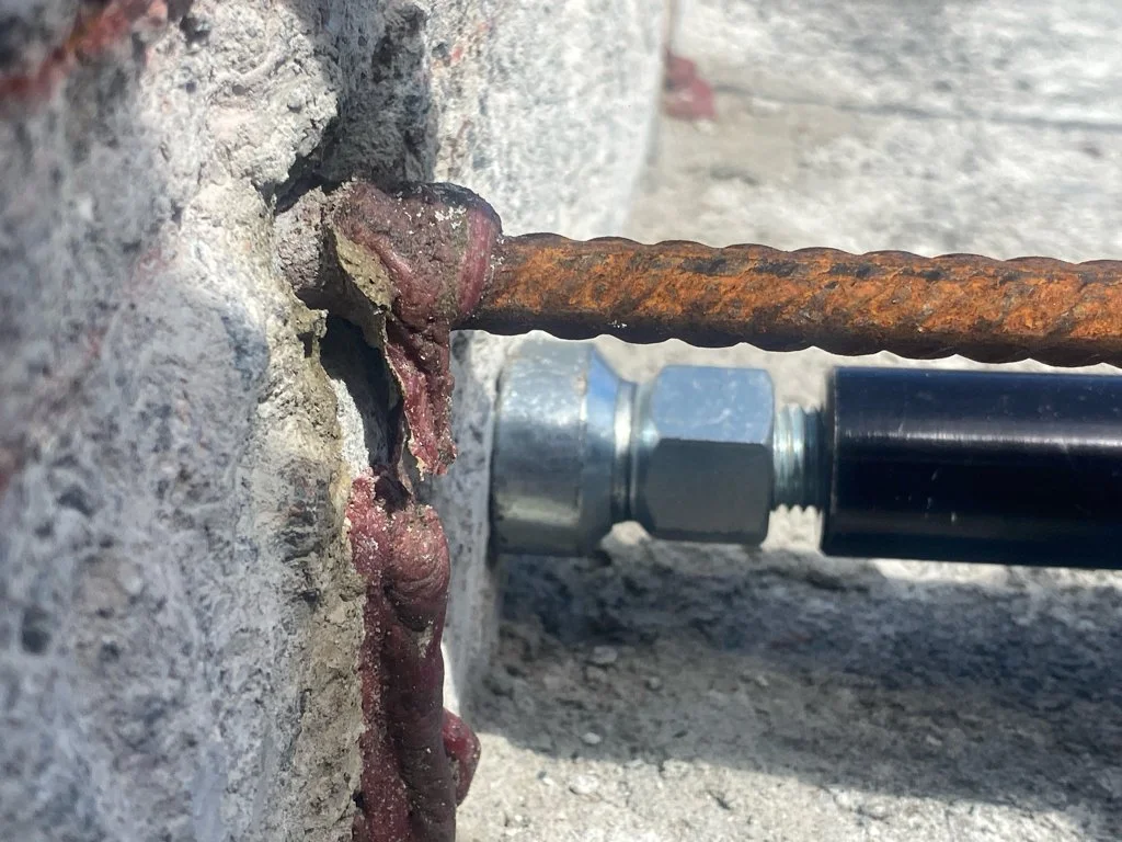 Anchor failure during pull-test