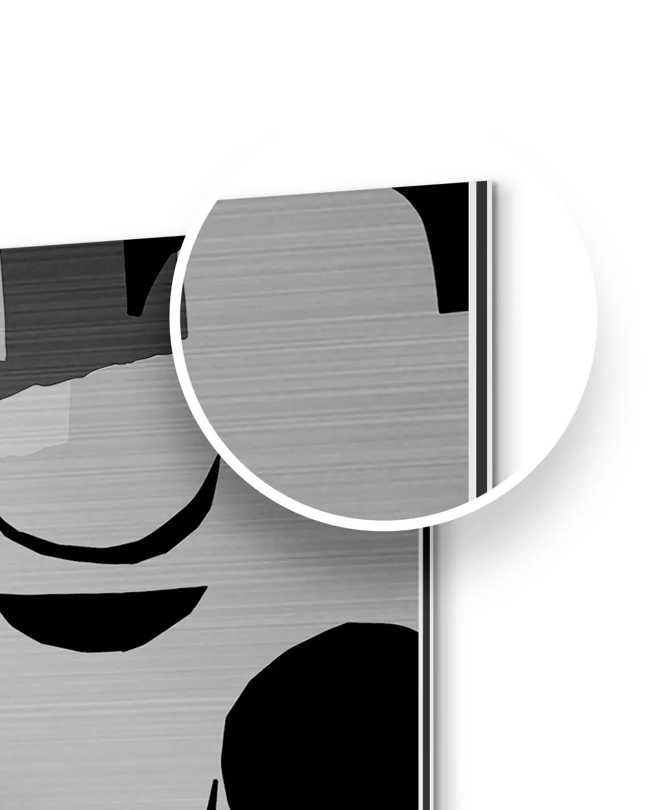 Brushed Aluminum detail