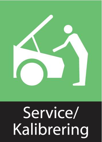service kalibrering