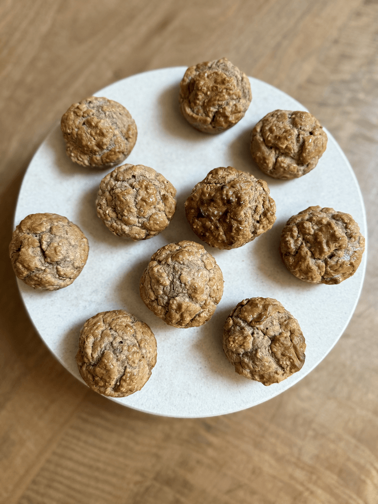 Homemade banana muffins recipe for toddlers and young children, a naturally sweet bake from Joyora