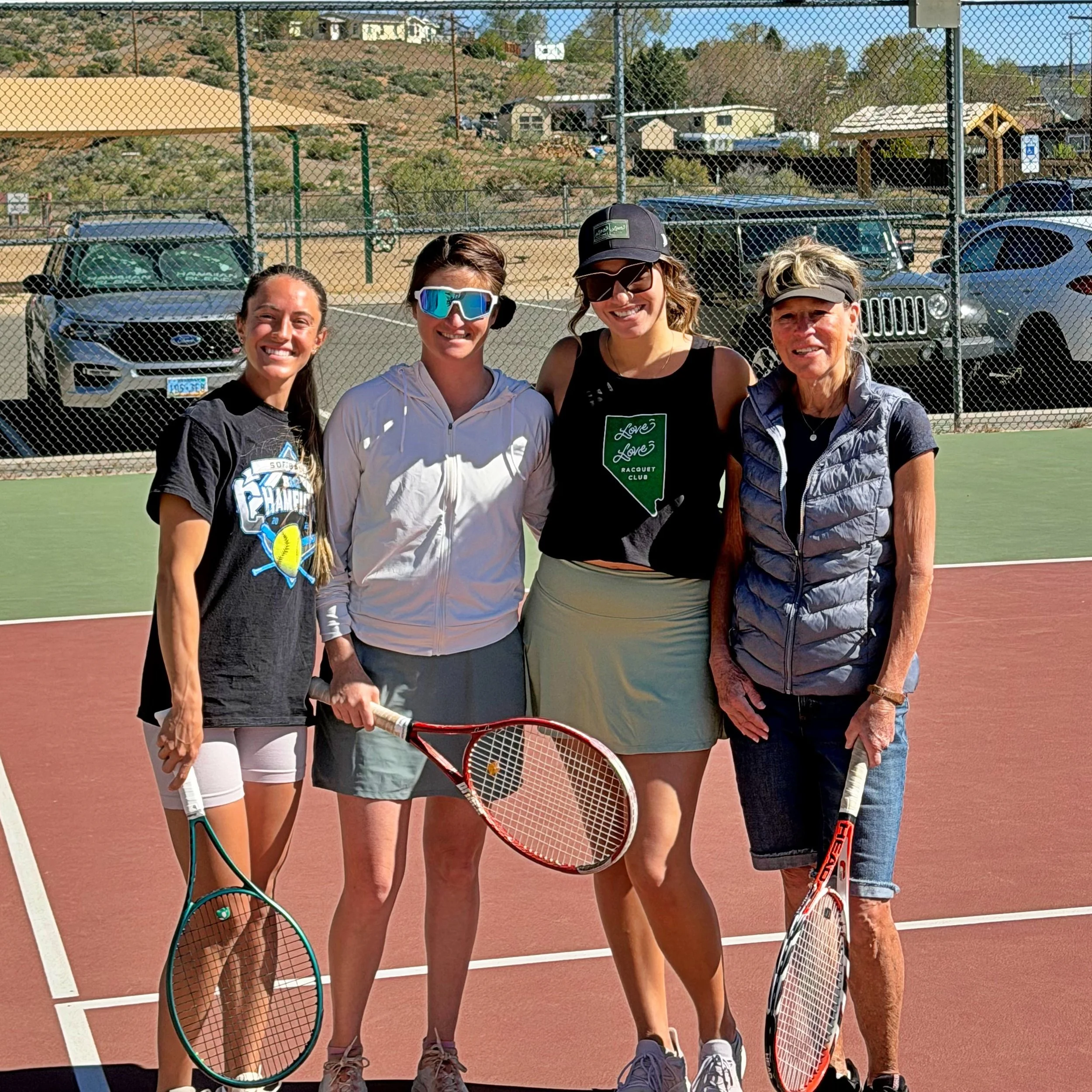 Adult tennis classes at Love Love Racquet Club