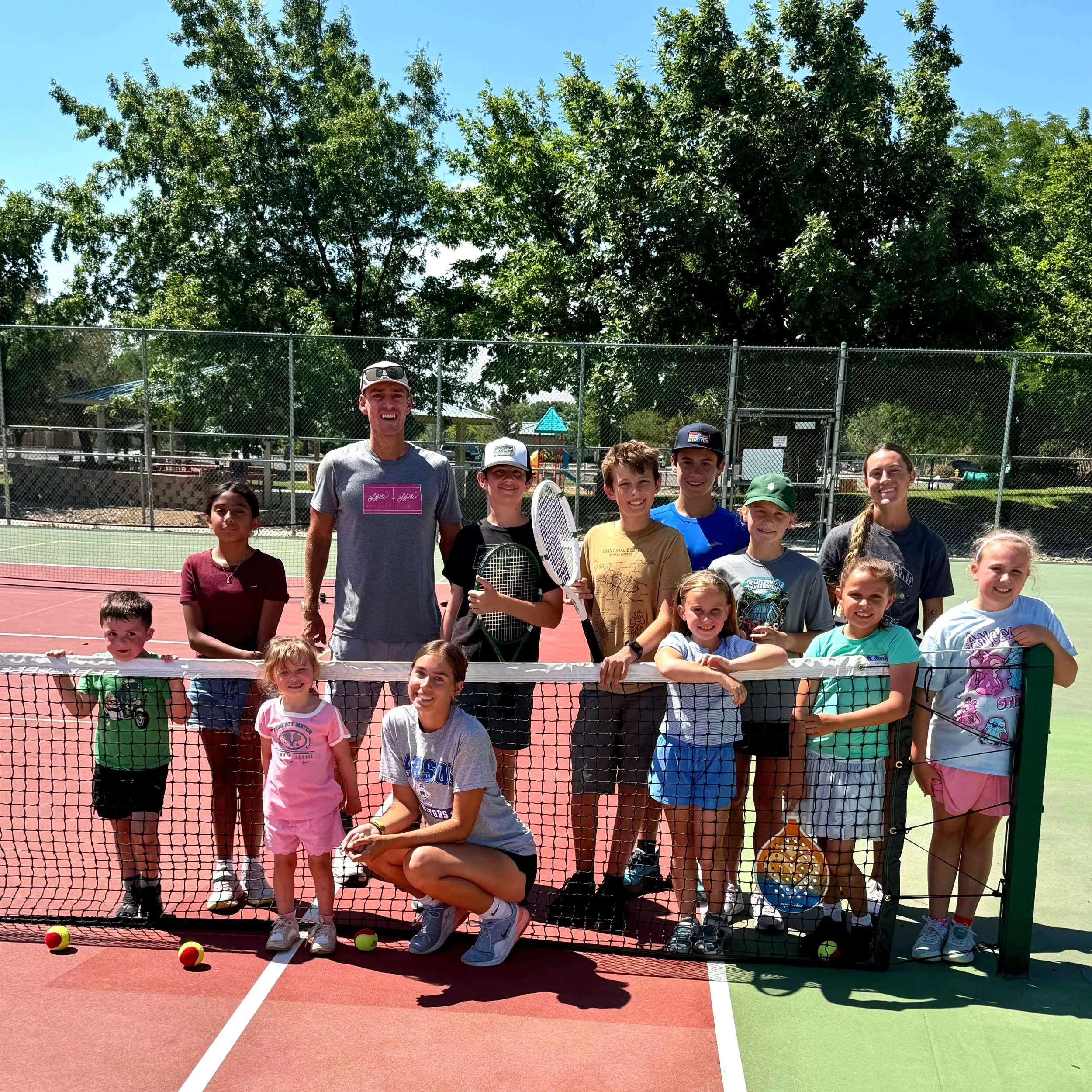 Junior tennis classes at Love Love Racquet Club