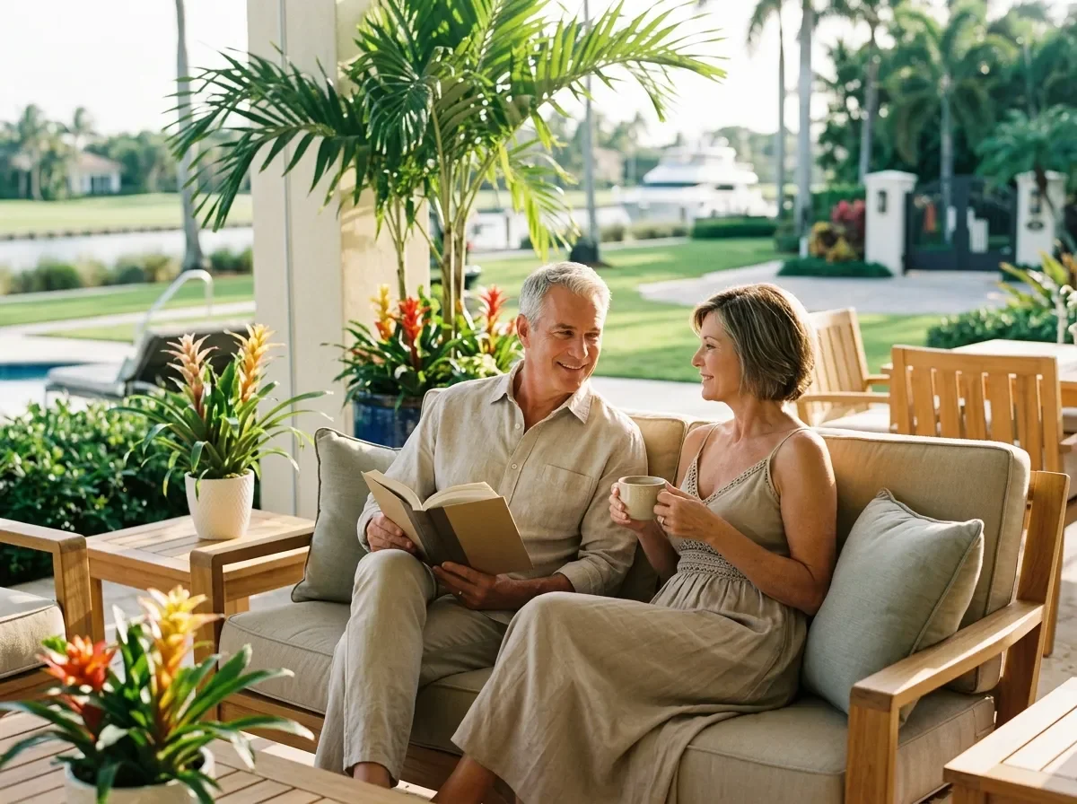 Boca Raton patients discussing membership-based primary care with a physician