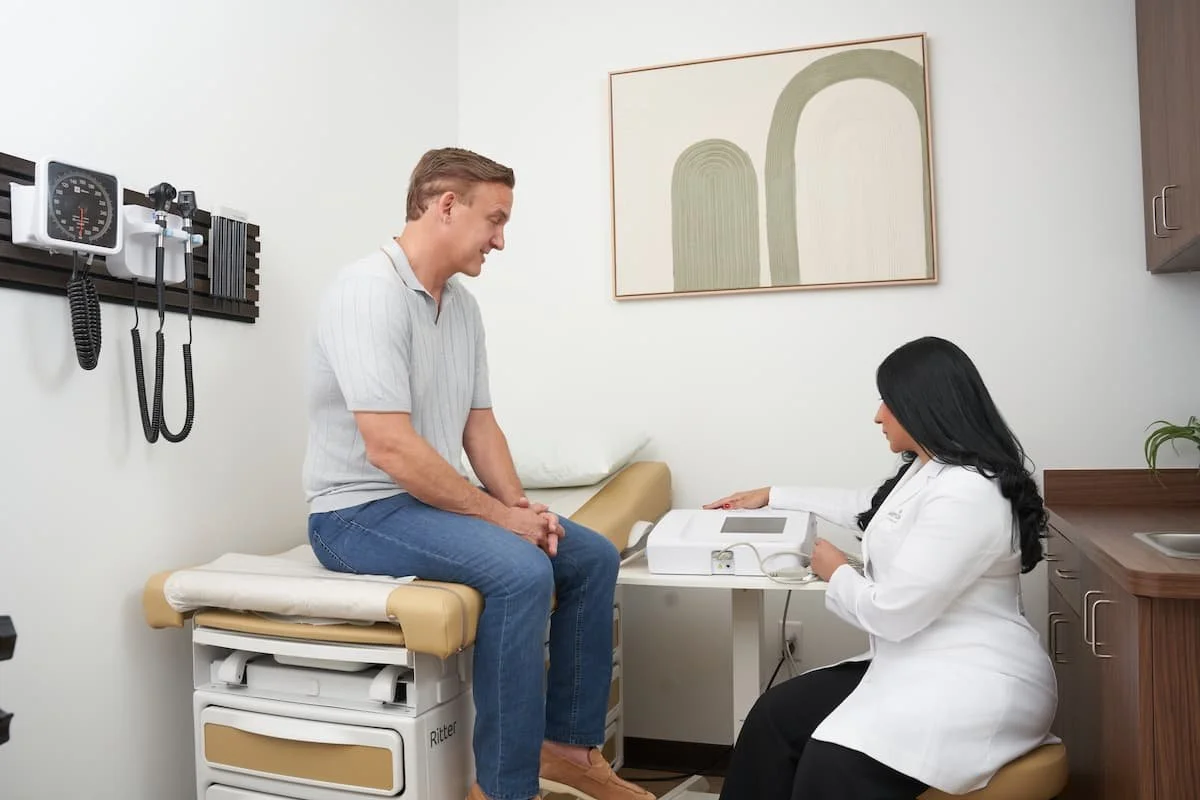 Concierge internal medicine exam room consultation in Boca Raton