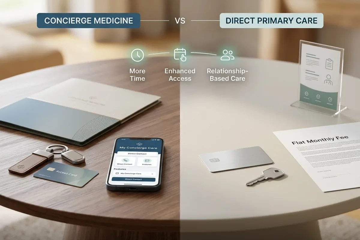 Comparison of concierge medicine and direct primary care models in a physician office