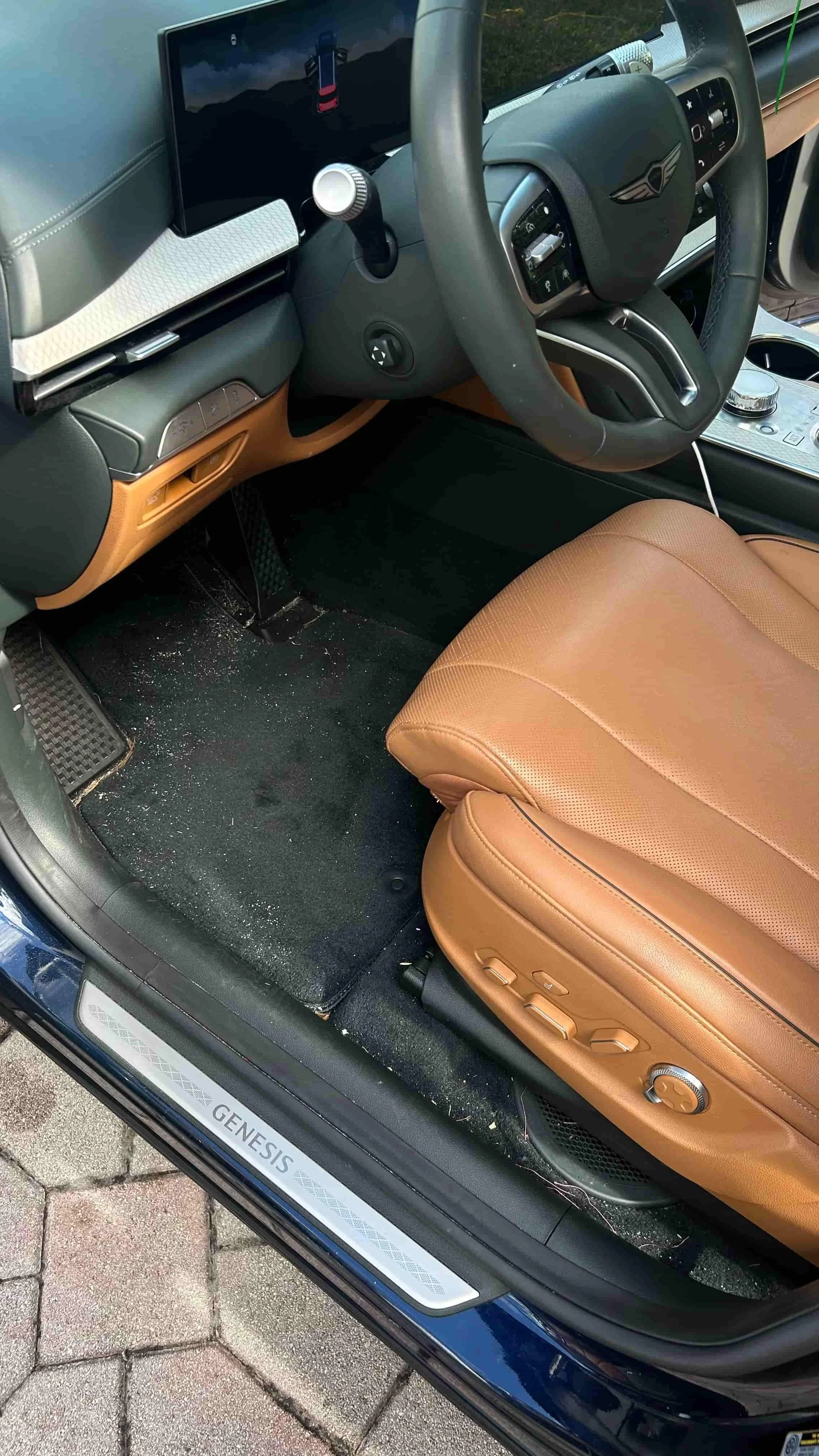 Interior deep cleaning result showing seats carpets and trim in Miami