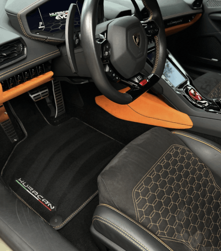 Full interior car detailing with steam cleaning and stain removal in Miami Florida