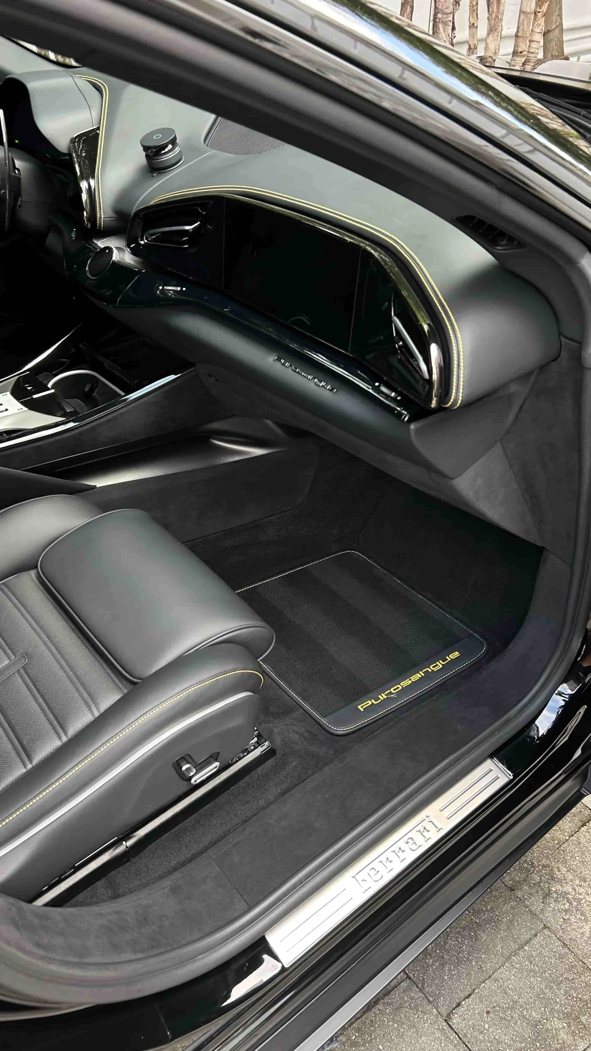 Ferrari Purosangue interior detailed by Ale's Mobile Detailing