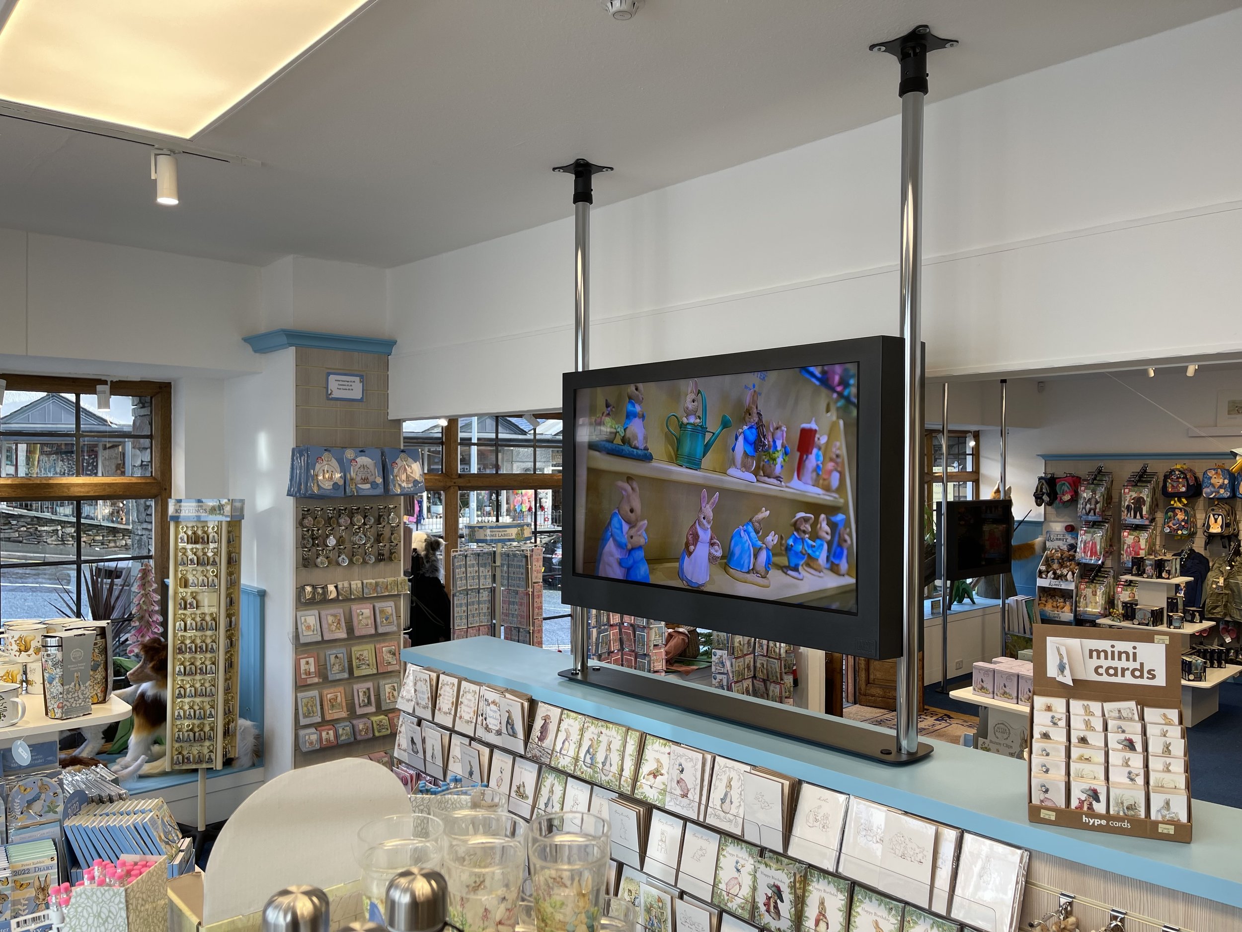 Digital signage system installed by Soundsmith