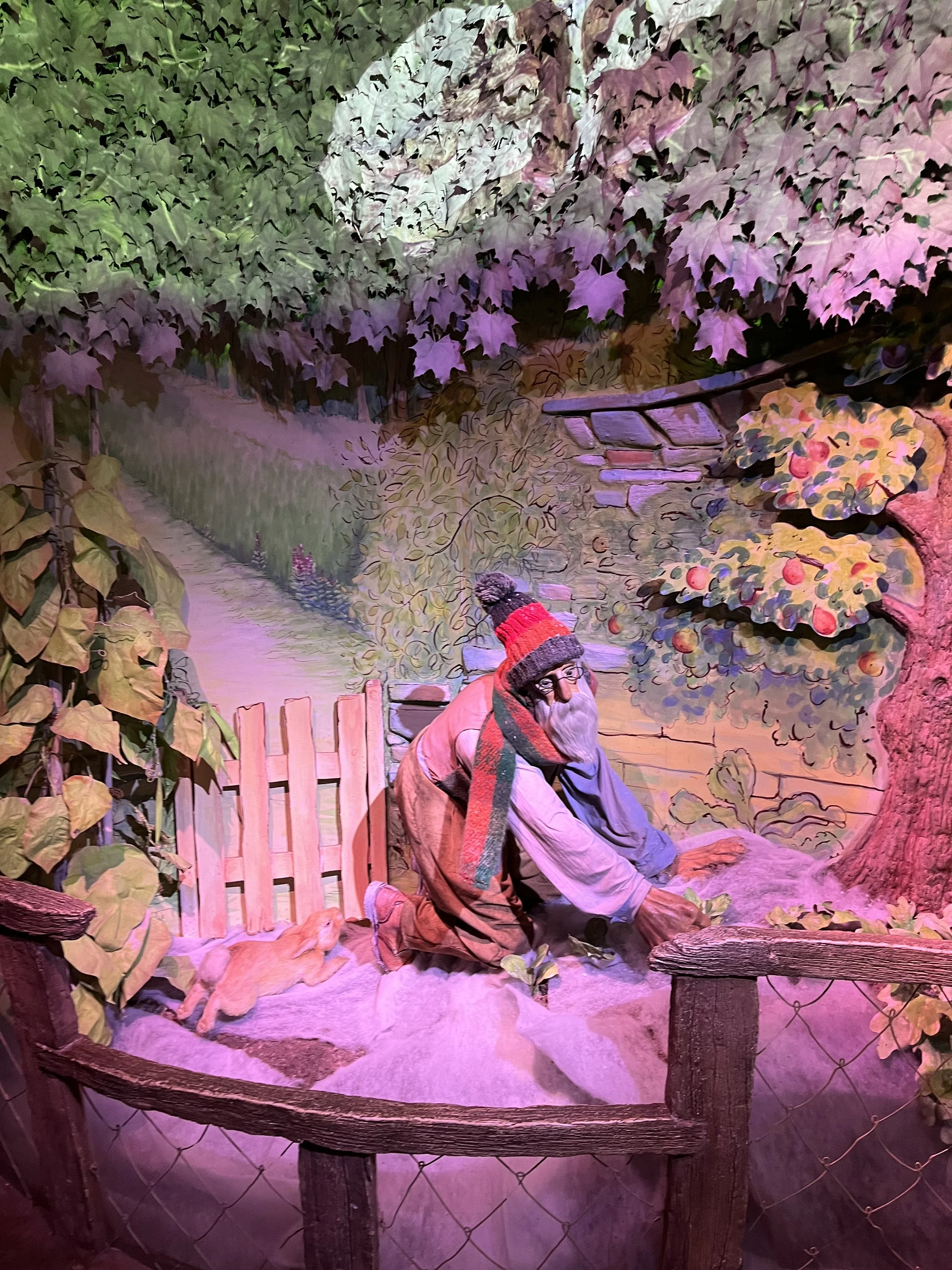 Projection mapping at World of Beatrix Potter