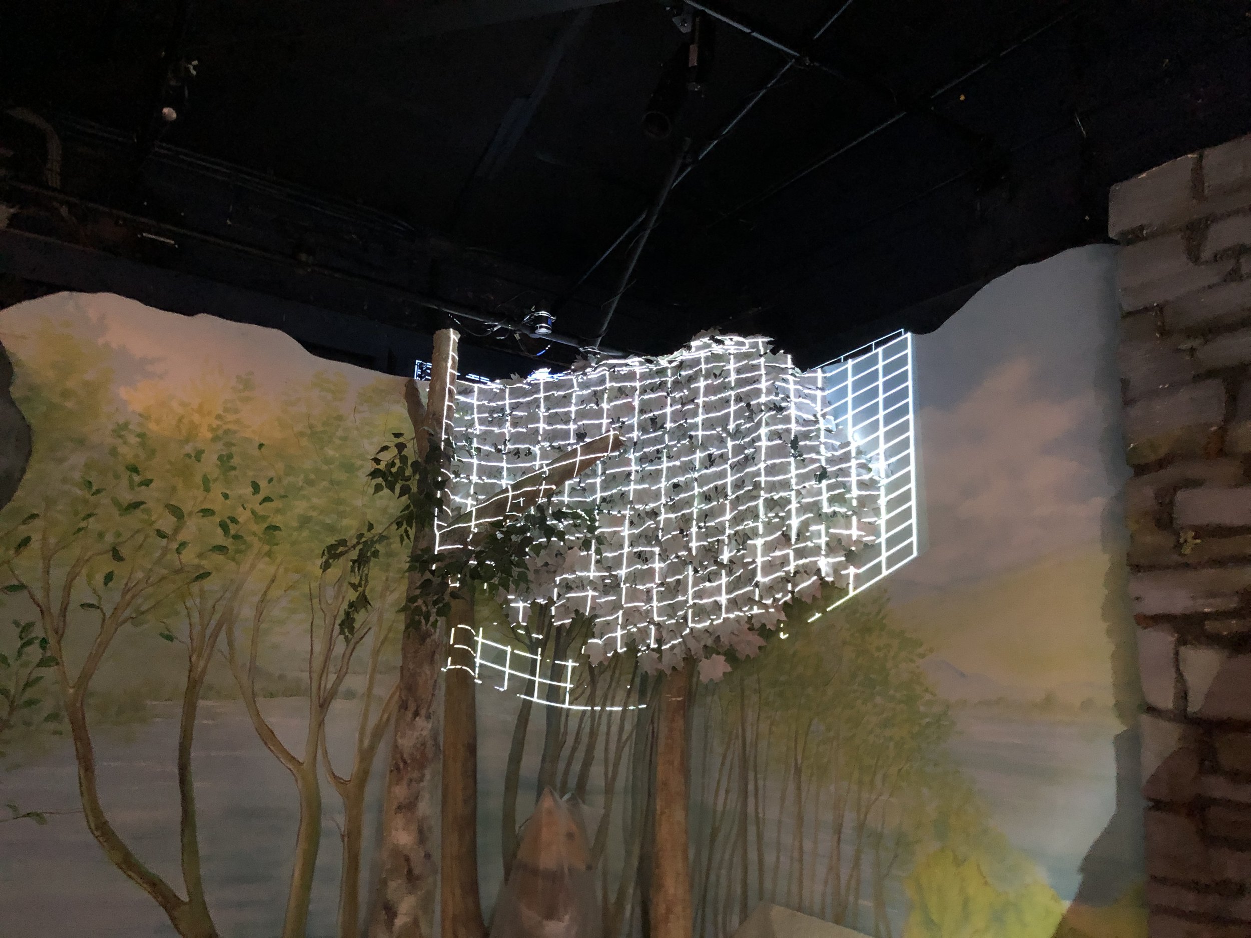 Immersive projection mapping visitor attraction experience