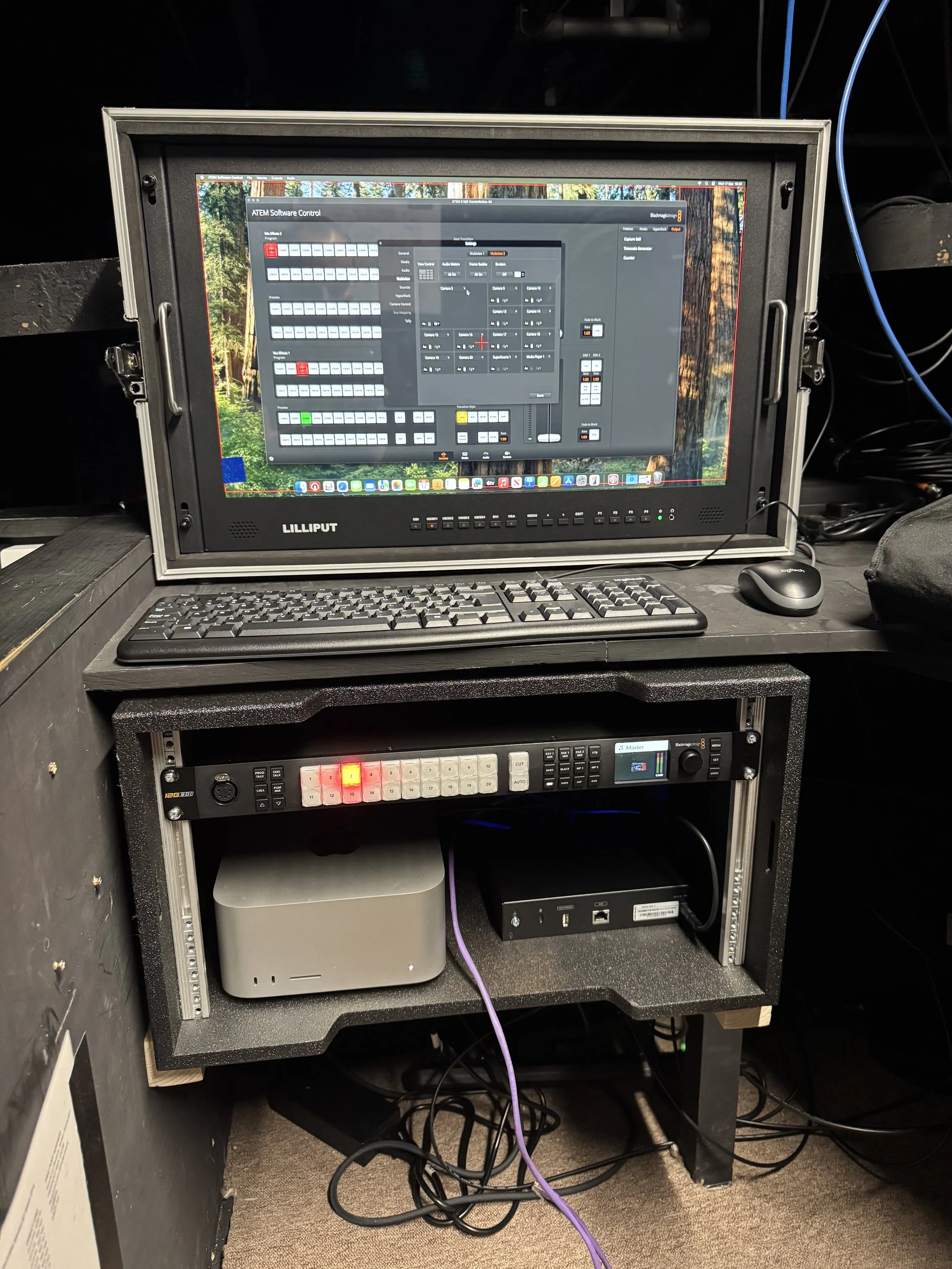 Victoria Wood Theatre audio and network infrastructure